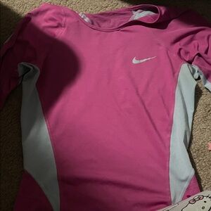 Nike Pink and Light blue Sports Top